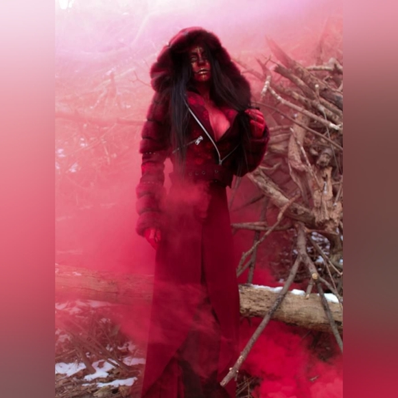 🦄 Rare 1 of 1 Toxic Vision Leather Jacket - Picture 4 of 4